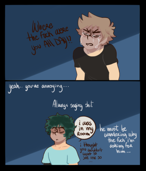 fUCKING FINALLYI couldn&rsquo;t touch the computer for a weeki hate school so much ;;;Bakugou&rs