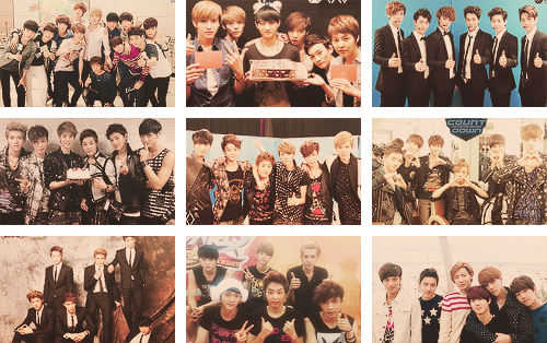 sehunie:ot6 + ot12 official photos ♡ || {D-8}