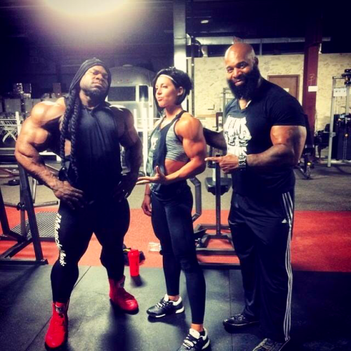 drwannabe:  badass pic of Kai, DLB, and CT Fletcher