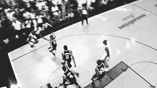 -heat:  Ray Allen’s CLUTCH 3-pointer in Game 6. 
