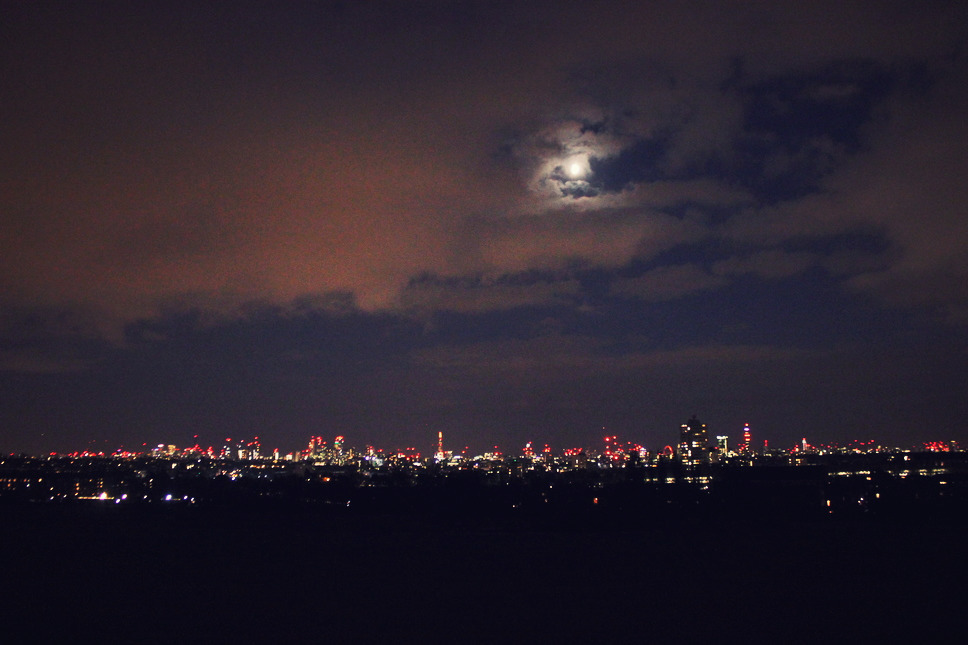 Hampstead Heath “Solitude, moonlight, shifting clouds and the city lights… distant, ever present. I stayed rooted on patch of grass on the heath, watching, feeling the coldness seep into my bones…
”
Hampstead Heath