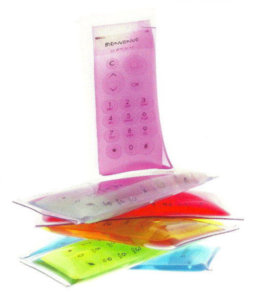 y2kaestheticinstitute:‘Gel-Phones’ - Alcatel concepts (2001)