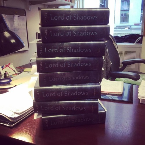 cassandraclare - Great big pile of brand new Lord of Shadows in...