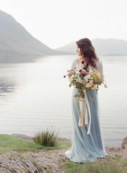 femmefashionpassion:  “Maid of Buttermere”. ph Taylor &amp; Porter. Dress by Cherry 