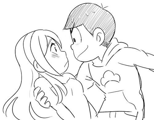 kyleehenke:  some art from Karamatsu twitter RP shenanigans