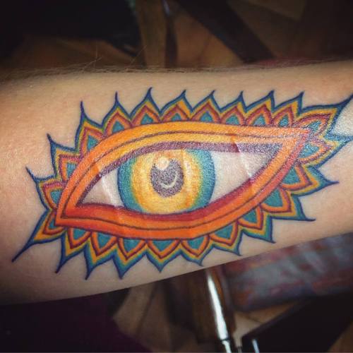 tattoos-org:  By Jenni Rogers in Santiago, ChileSubmit Your Tattoo Here: Tattoos.org