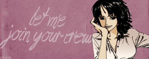 kisachis:  Luffy's first offer to join the crew.