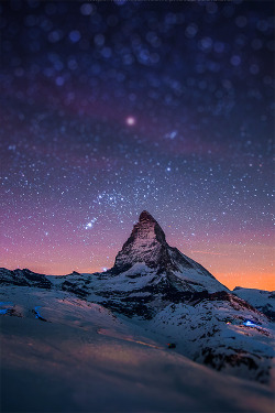 eaglespath:  wearevanity: Starlight Matterhorn |