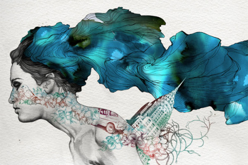 cross-connect:  Gabriel Moreno Gabriel’s work is an astonishly good mix of hand-drawn linework and digital colouring that’s packed with detail – yet immediately beautiful from afar. Illustrator, engraver and painter based in Madrid, graduated of
