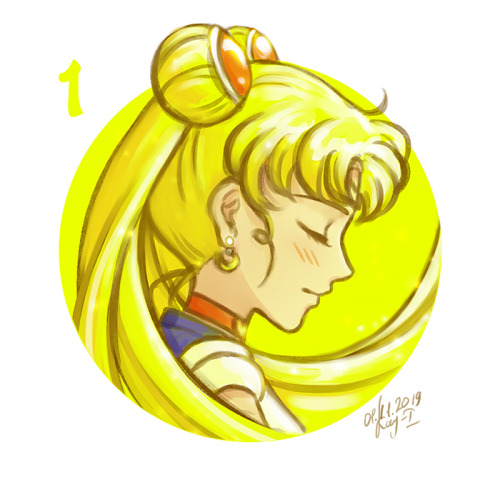 kay-i:Huevember 2019. Day #1: Sailor Moon