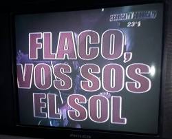 re-flashero:  flaco, vos sos el sol