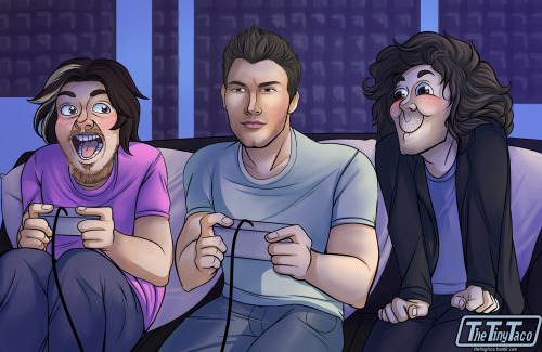 thetinytaco: we can only hope he comes on Game Grumps also made chris pratt look like handsome squi