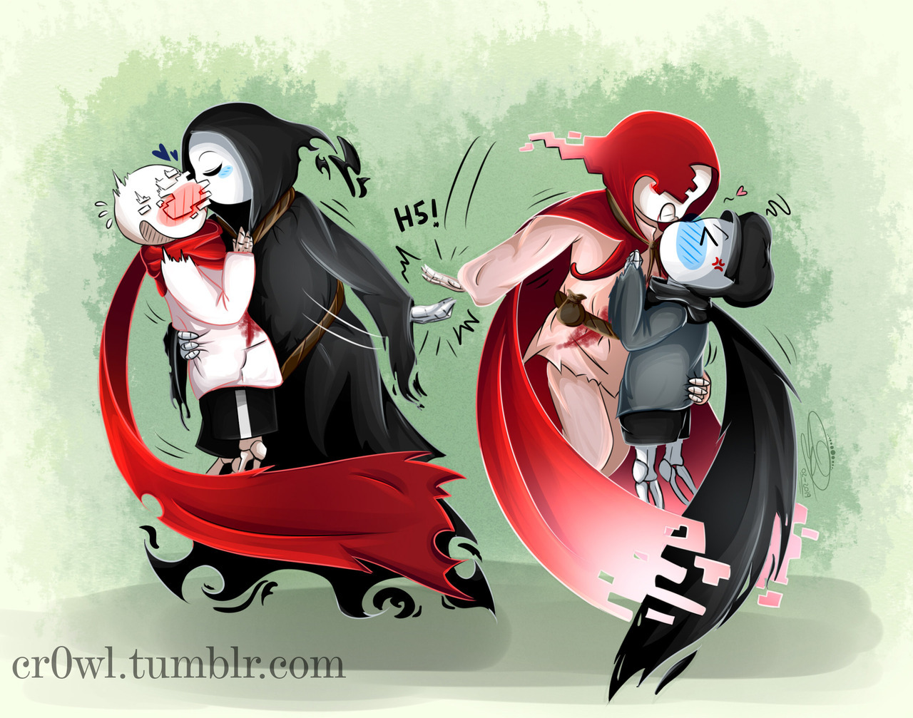 Reaper x Geno by SunlightHorrorSans on DeviantArt