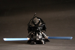 albotas:  Darth Vader And Stormtrooper Samurai Munnys Emmanuel Pérez del Río aka Avatar666 shows the Dark Side the way of the samurai with these awesome custom Mini Munnys. Check it: More custom vinyl toys on AlbotasBuy: Blank Kidrobot DIY Munny Figures