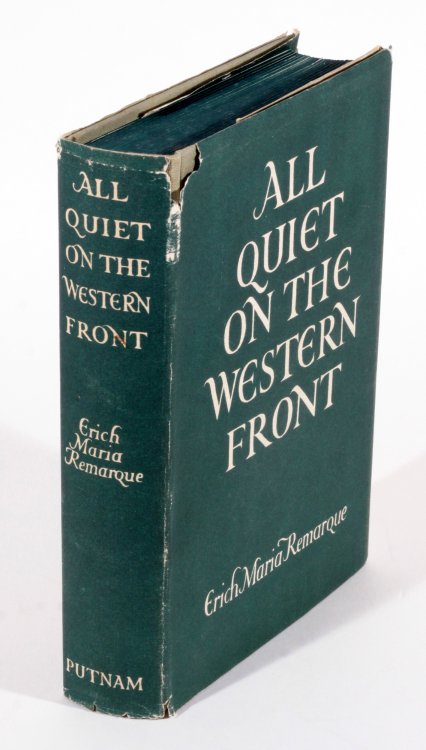 All Quiet on the Western Front - Erich Maria RemarquePutnam’s Sons 1929