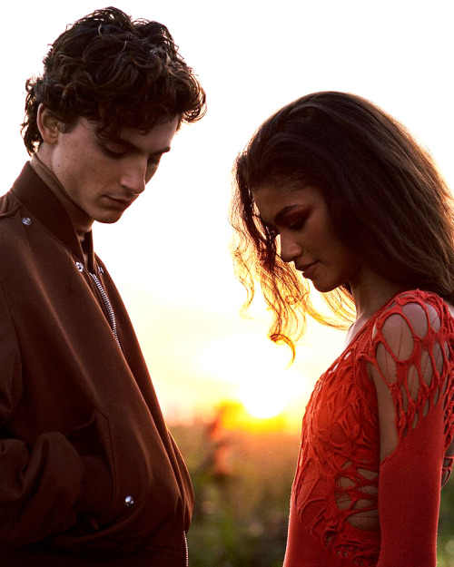 iheartmastani:Zendaya and Timothée Chalamet for Entertainment Weekly, October 2021.