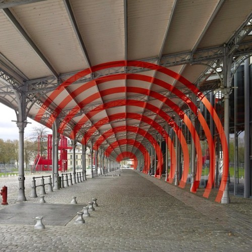 #StreetArt: The master of illusions aka Felice Varini is currently in Paris, France where he opened 