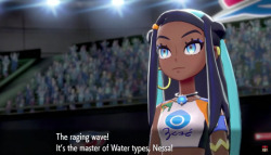 toshio: chasekip:   New Pokemon Sword and Shield Water Gym Leader! thank you nintendo for the cute girl   SHE’S SO PRETTY OMG 