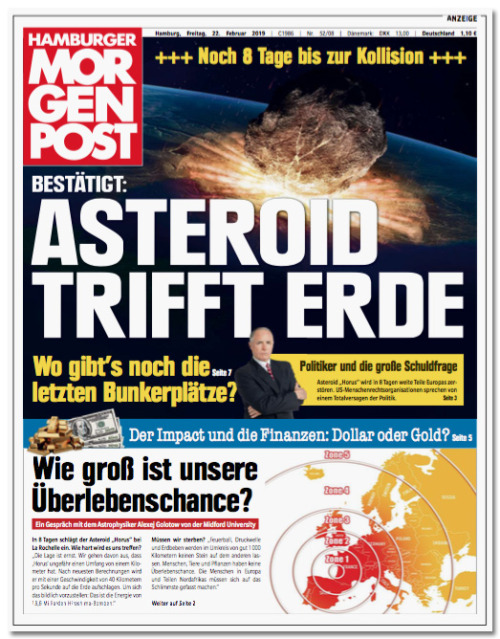 Die Hamburger Morgenpost hat heute einfach mal die ganze Titelseite an Sky als Werbefläche f&uu