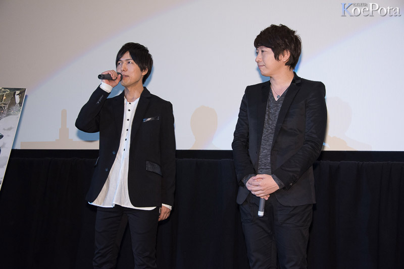 Kamiya Hiroshi (Levi), Ono Daisuke (Erwin), Isayama Hajime, and Araki Tetsuro made