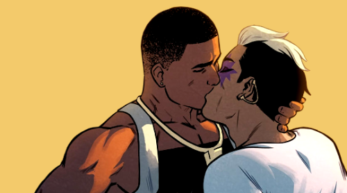 lgbtincomics:Baal & Inanna in The Wicked + The Divine Christmas Annual