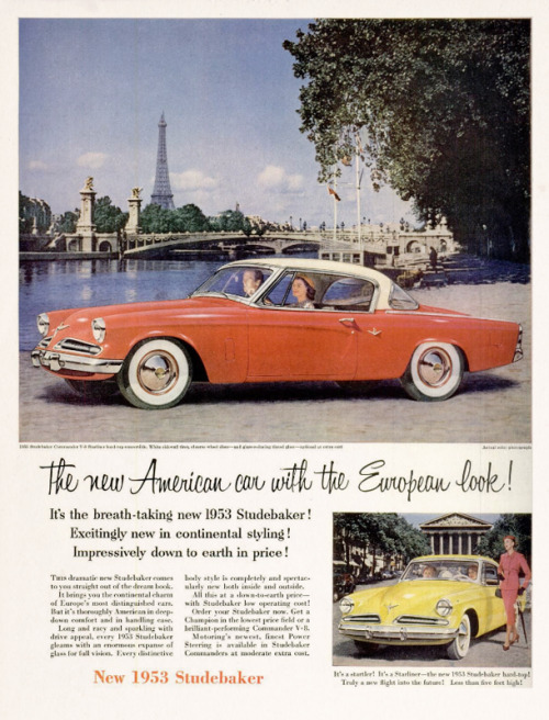 Studebaker, 1953Theme Week: Paris