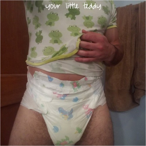 I stawted to leak at the littles pawty.. I&rsquo;m in a real baby diaper now..