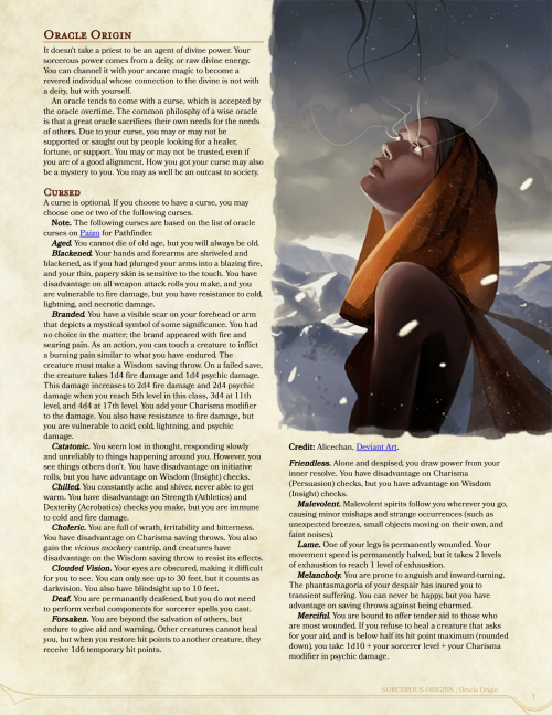 dnd-5e-homebrew:Oracle Origin Sorcerer by Keundt