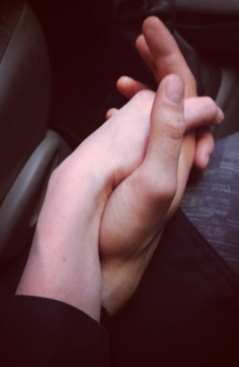  There’s something so real about holding hands; some kind of complex simplicity, saying so much by doing so little. I love it. 