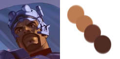 reaperapologist:   pls take note overwatch fandom: no matter what lighting Gabriel Reyes is in he’s still not white 