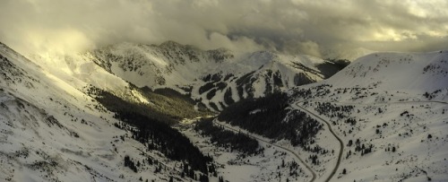 Loveland Pass as the storm clears. 