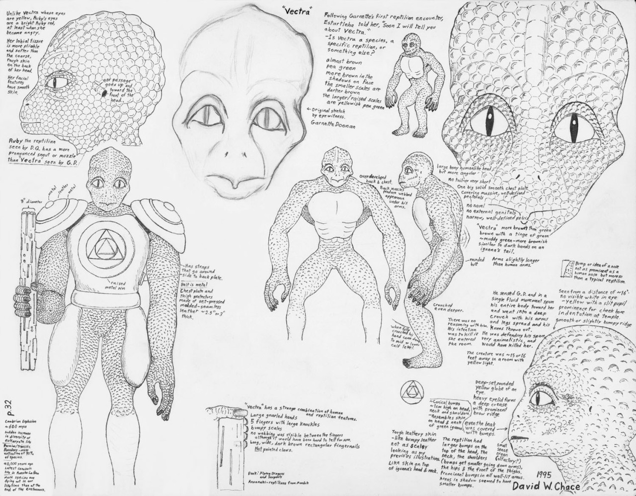 larger-universe:Some pages out of the book ” A Visual Guide to Alien Beings”