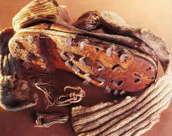 originaldrsole:  The boots worn by legendary George Mallory.  Something before the Vibram rubber sole. Hobnails attached to the thick leather sole. Curious about what material of the white mid-sole is. 