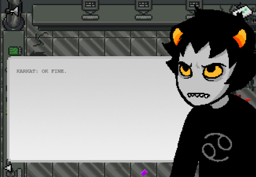 Karkat and Kanaya’s 5th convo.