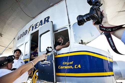 90s90s90s:  Ice Cube Finally Got His Name On Goodyear Blimp