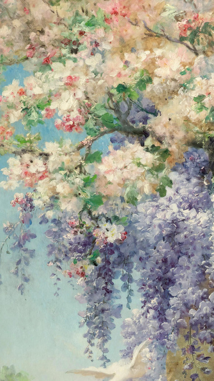 keirabisexual:Le Printemps, 1896. Eugene Bidau