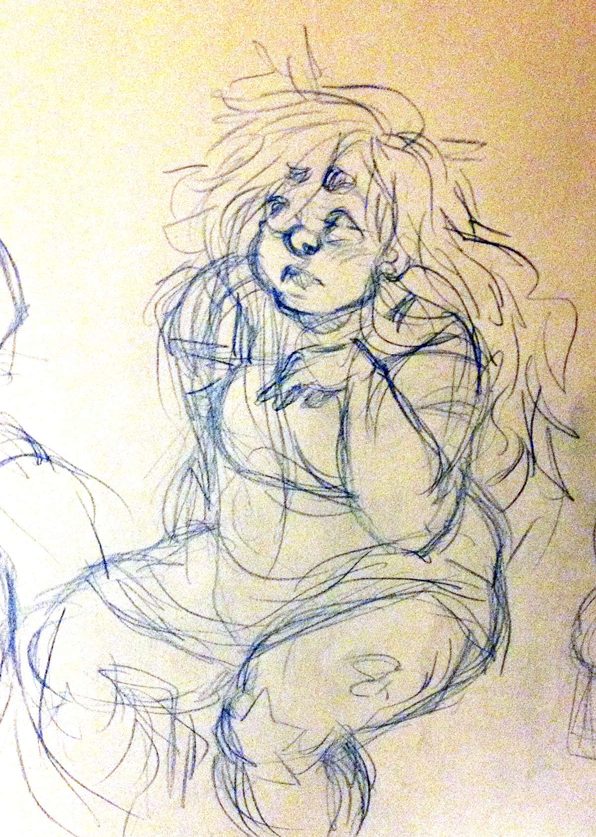becomeartist:  not good enough to scan: the story of all my sketches forever 