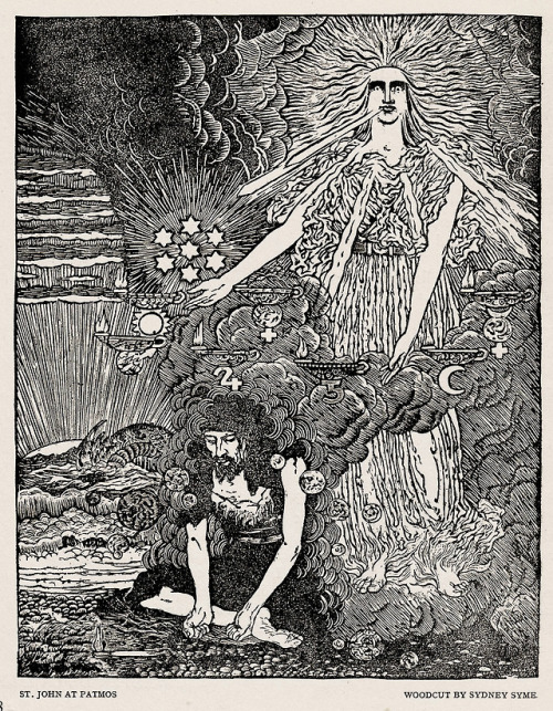 Sidney Herbert Sime (1865-1941), ‘St. John of Patmos’, “Form- A Quarterly of the A