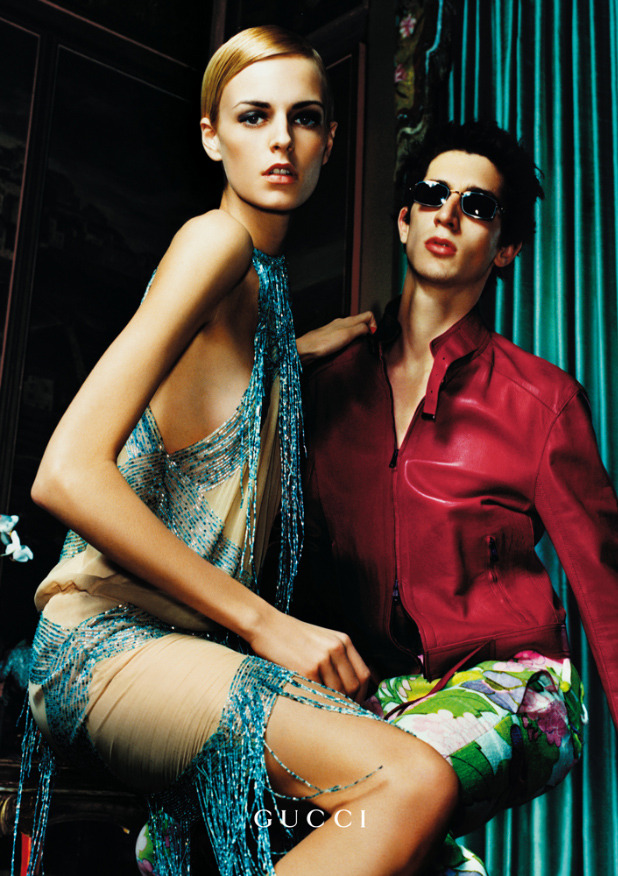 Jacquetta Wheeler & Edouard Plongeon by Mario Testino for Gucci, Spring/Summer 1999