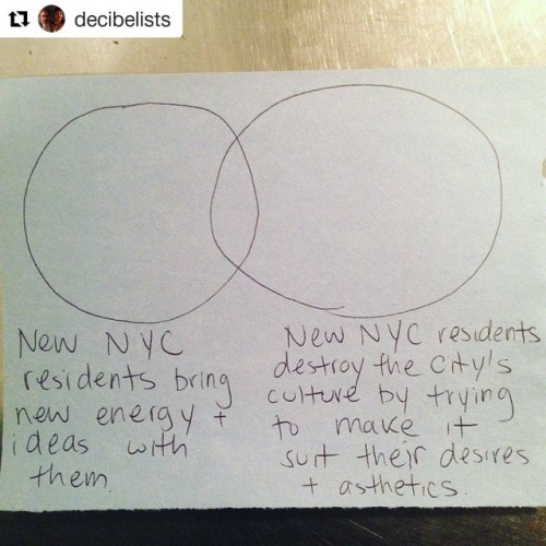 #Repost @decibelists (@get_repost)・・・A.K.A. Anyone should be able to live here &amp; do so respectfu