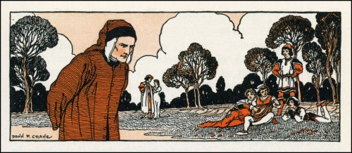artpoteosis: Donn P. Crane (1878 - 1944) - Illustrations for Dante’s Divine Comedy #VERGIL FOU