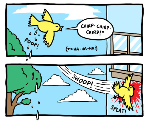 lookysquarescomics:nature wins again. jokes on you, everything else.