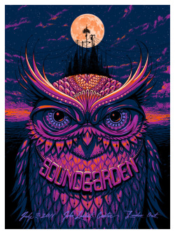 loveyoutilltuesday:  Jeff Soto poster for Soundgarden 