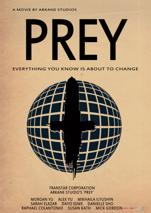 addies-institute:I really like movie posters, so I made a few mockups for dear ole` Prey. (Some of t