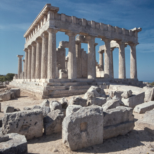 ancientgreecebuildings: newhellenism: Эгина, храм Афайи Temple of Aphaia, Aigina * late 6th century 