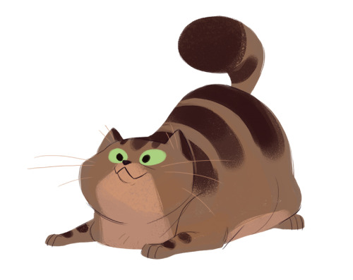 dailycatdrawings:481: Tabby Lump