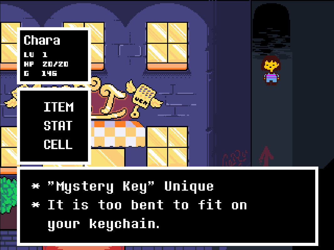 What Does The Mystery Key Do In Undertale Encyclopedia — Mystery Key Description. It unlocks the front door...