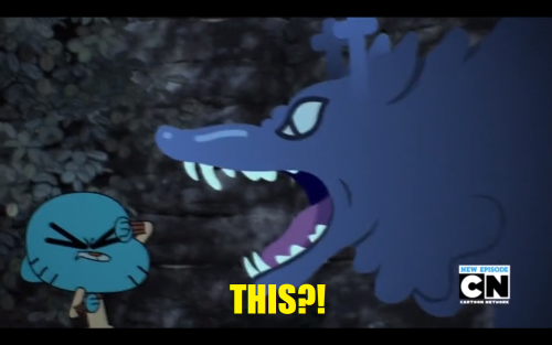 hootbird:  scottmustlive:  This was probably one of my favorite scenes from any cartoon ever. As someone who suffers from a chemical in-balance that alters my emotions it really hit home.  Really hits close.I love gumball. 