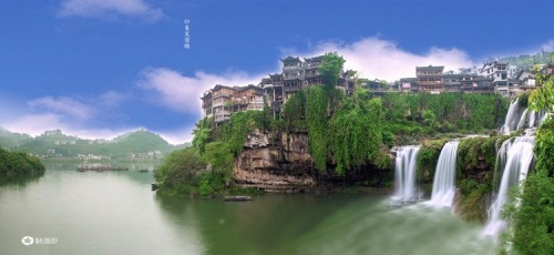 mingsonjia: la-hermosa-china: 印象芙蓉镇 by 魅影 Hibiscus Town, Yongshun county, China