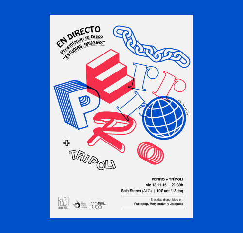 Poster for PERRO + TRIPOLI.atfcs 2015 - facebook 